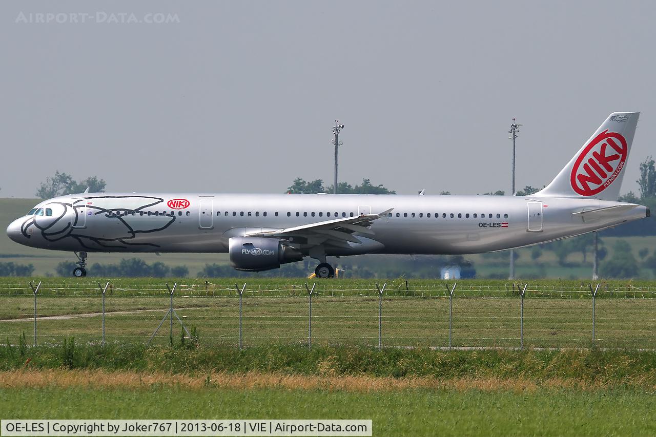 OE-LES, 2008 Airbus A321-211 C/N 3504, NIKI