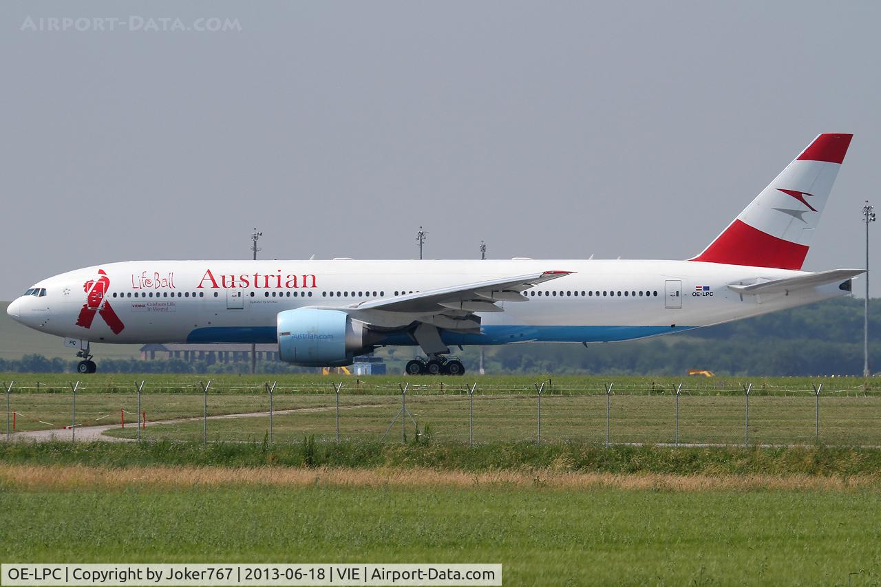OE-LPC, 2002 Boeing 777-2Z9/ER C/N 29313, Austrian Airlines