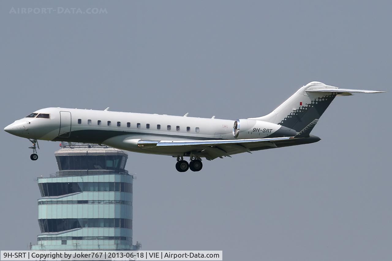 9H-SRT, 2008 Bombardier BD-700-1A10 Global Express C/N 9274, Hyperion Aviation