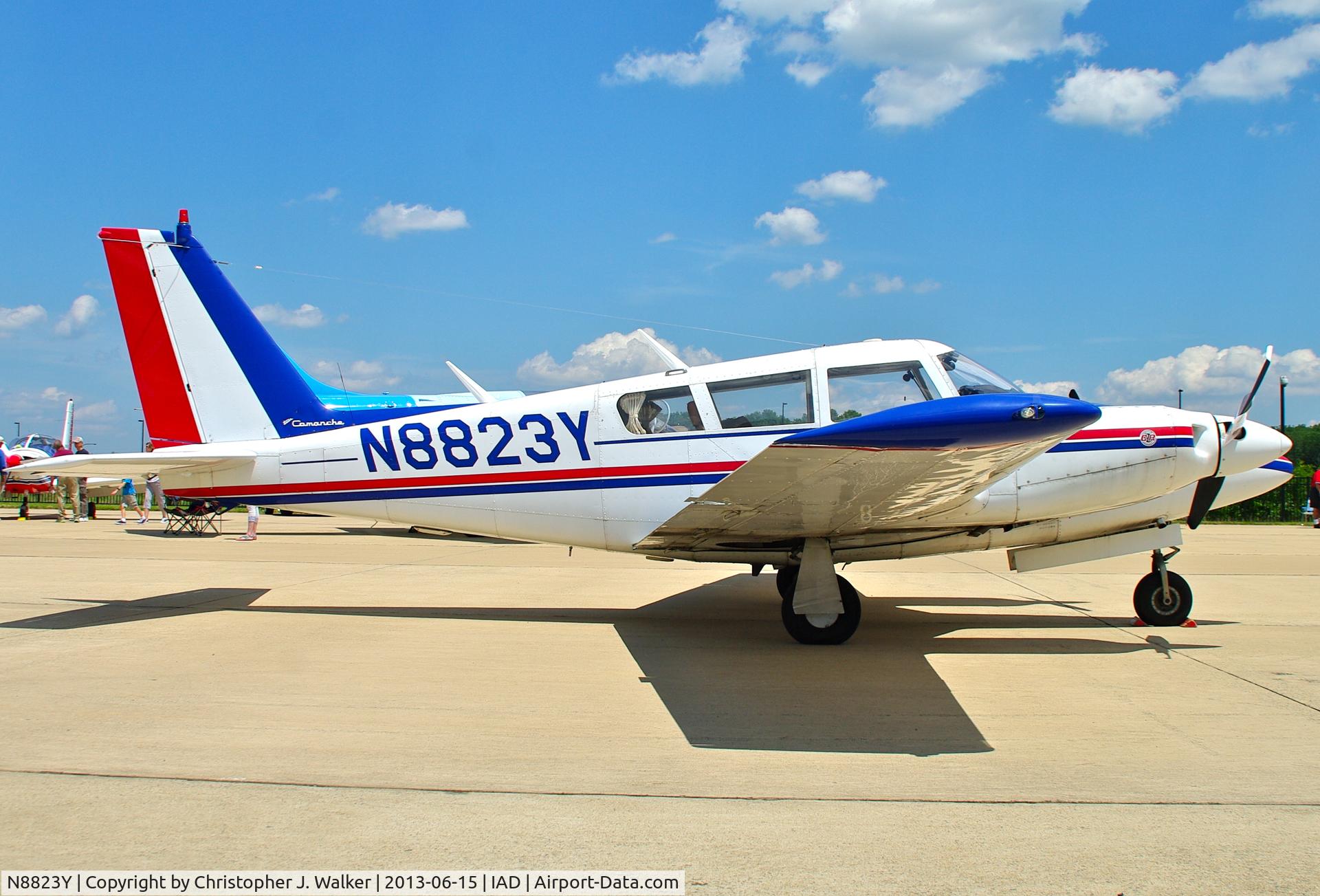 N8823Y, 1969 Piper PA-30 Twin Comanche C/N 30-1981, Udvar-Hazy National Air and Space Museum