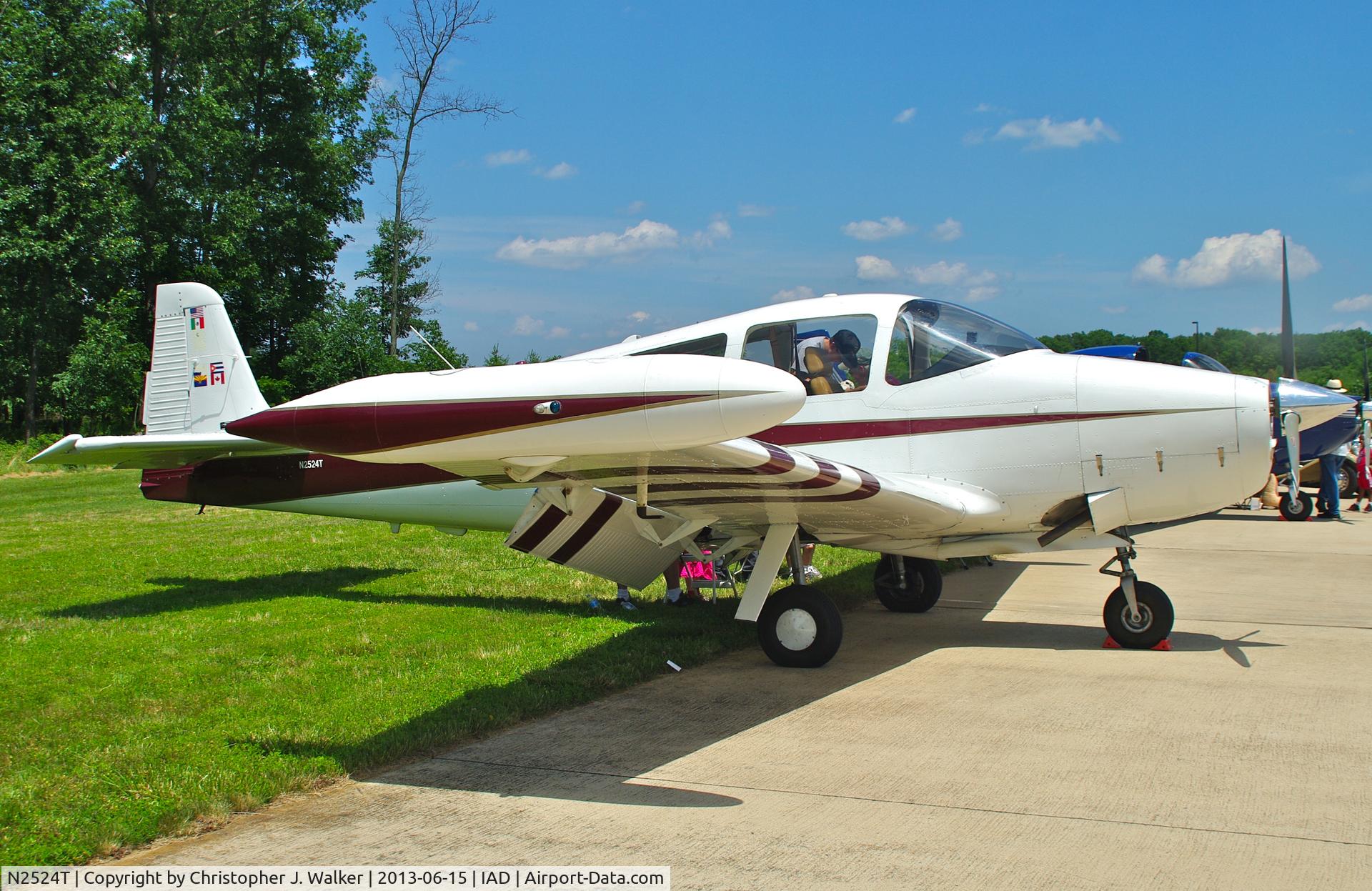 N2524T, 1969 Navion Rangemaster H C/N NAV-4-2525, National Air & Space Museum -- Udvar Hazy Center's 
