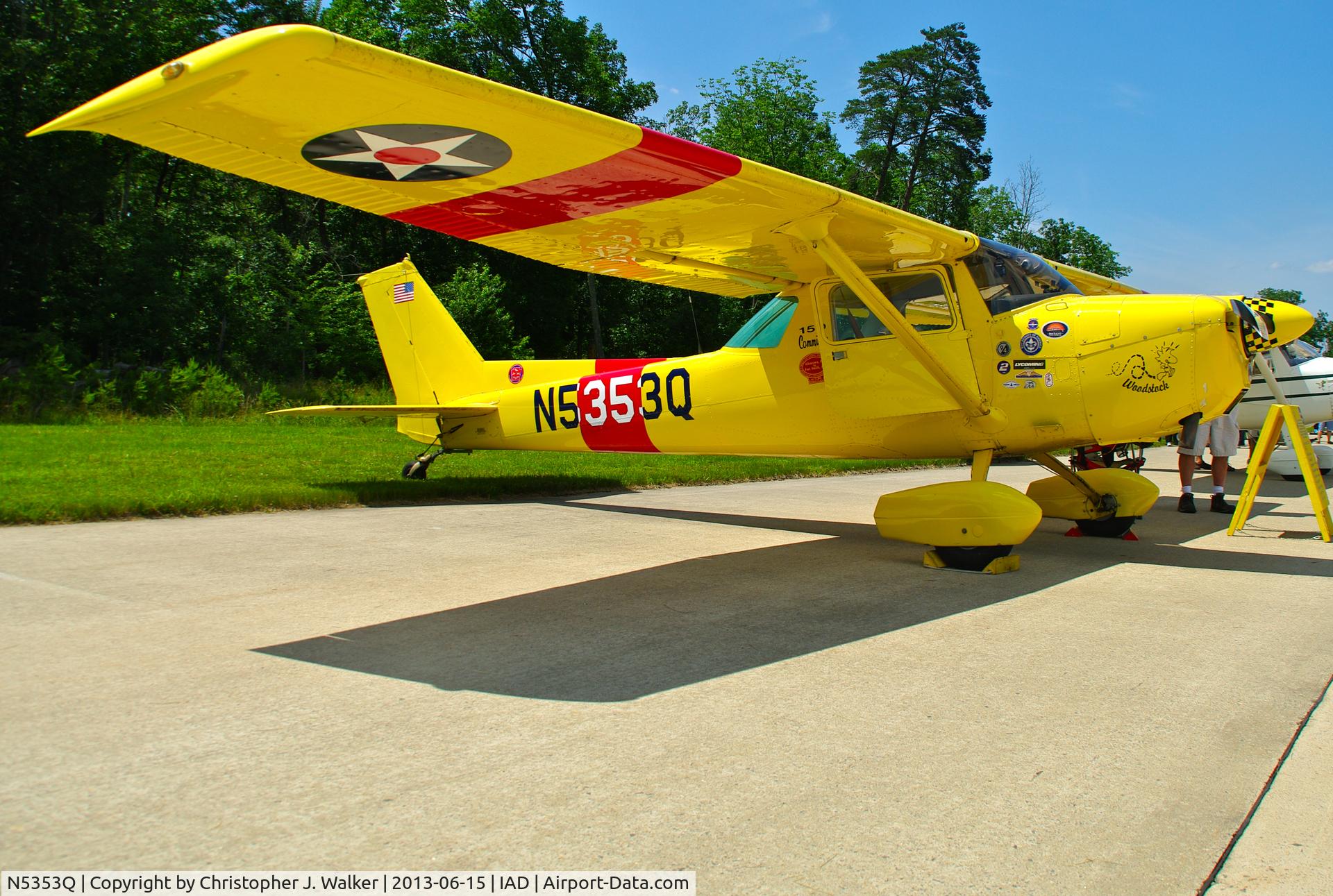N5353Q, 1972 Cessna 150L C/N 15073253, National Air & Space Museum -- Udvar Hazy Center's 