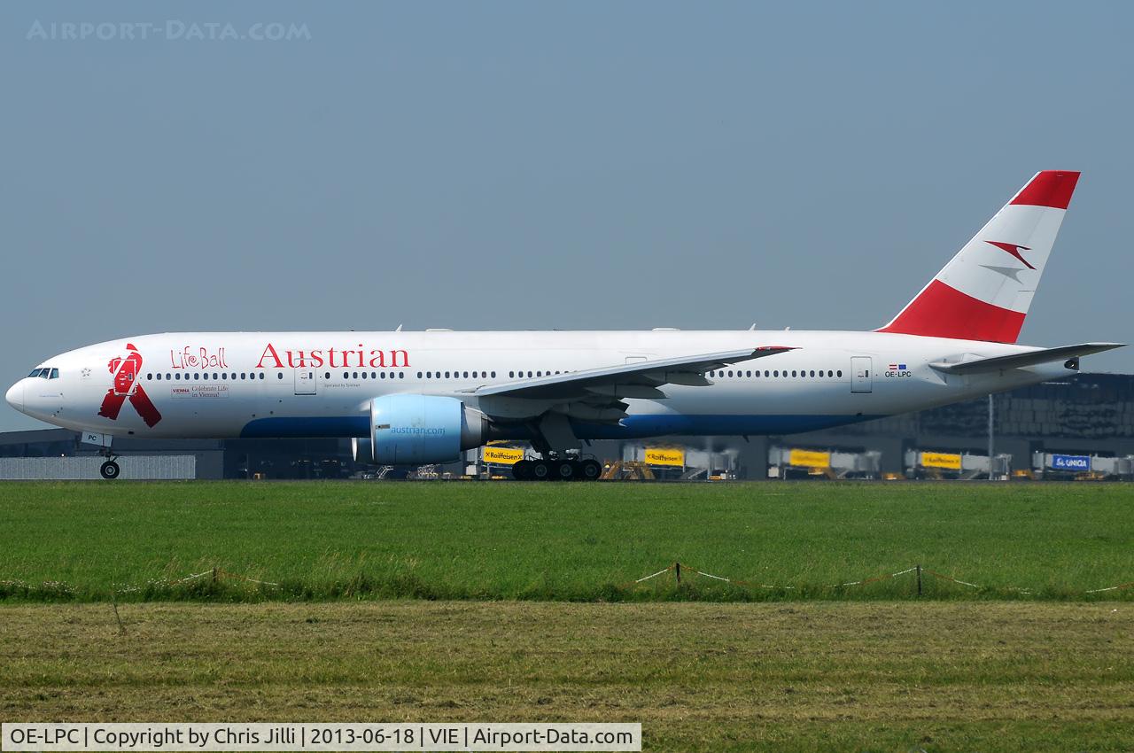 OE-LPC, 2002 Boeing 777-2Z9/ER C/N 29313, Austrian Airlines