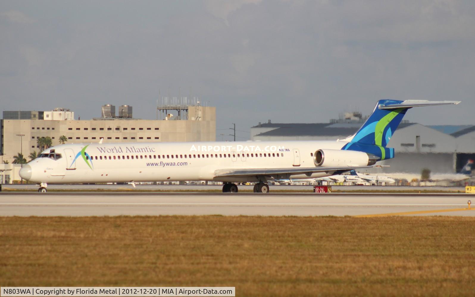 N803WA, 1988 McDonnell Douglas MD-82 (DC-9-82) C/N 49507, World Atlantic MD-82