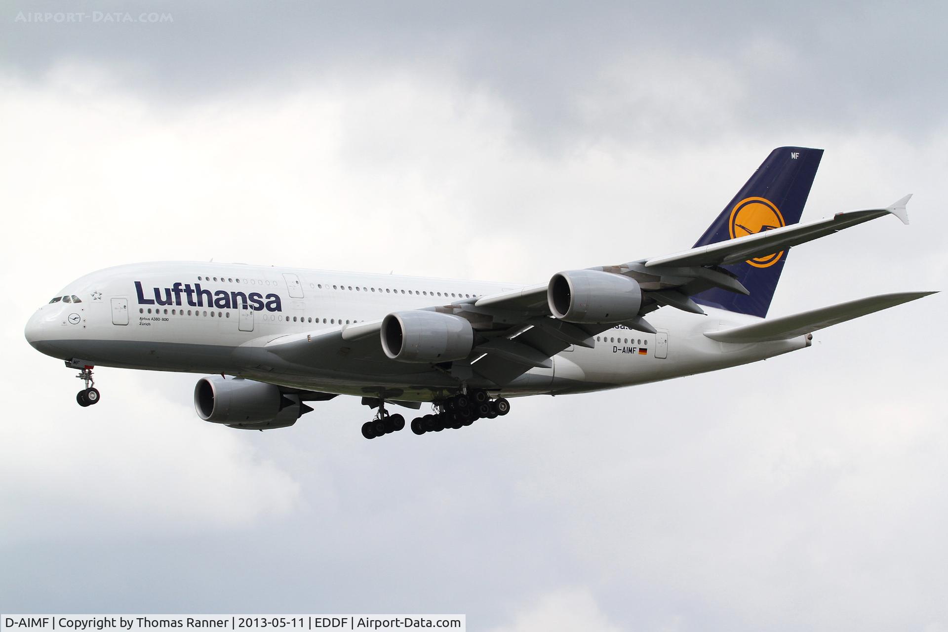 D-AIMF, 2011 Airbus A380-841 C/N 066, Lufthansa Airbus A380