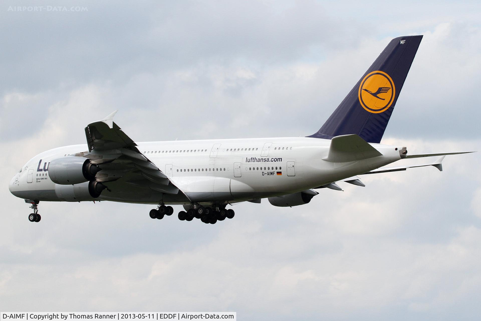 D-AIMF, 2011 Airbus A380-841 C/N 066, Lufthansa Airbus A380
