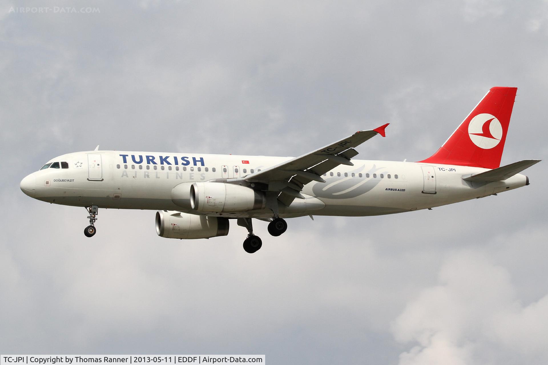 TC-JPI, 2007 Airbus A320-232 C/N 3208, Turkish Airlines Airbus A320