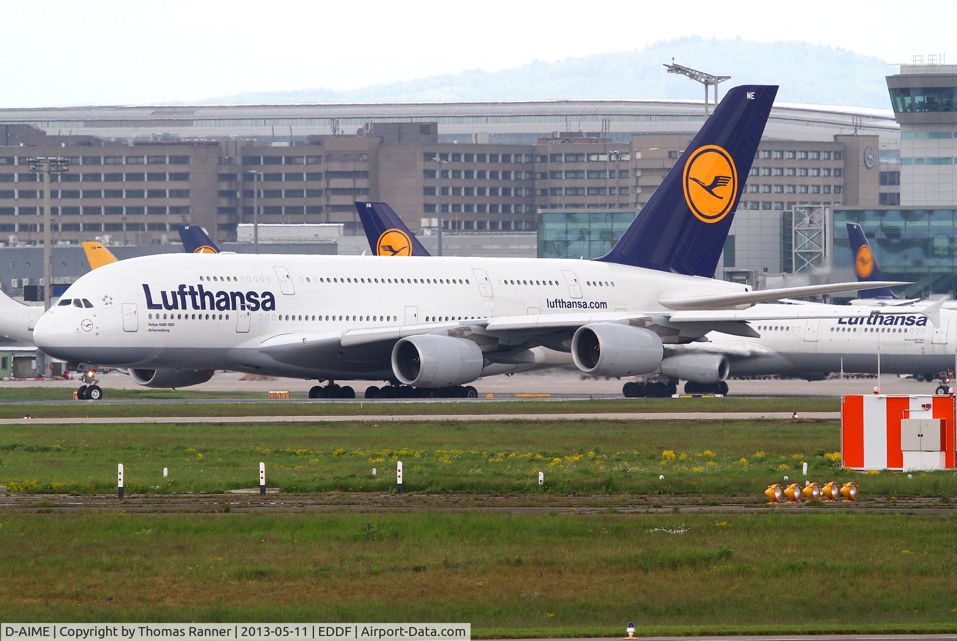 D-AIME, 2010 Airbus A380-841 C/N 061, Lufthansa Airbus A380