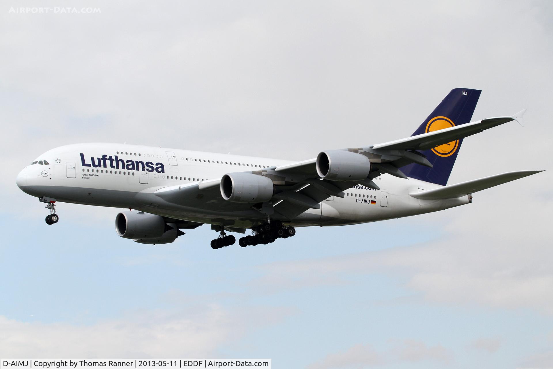 D-AIMJ, 2011 Airbus A380-841 C/N 073, Lufthansa Airbus A380