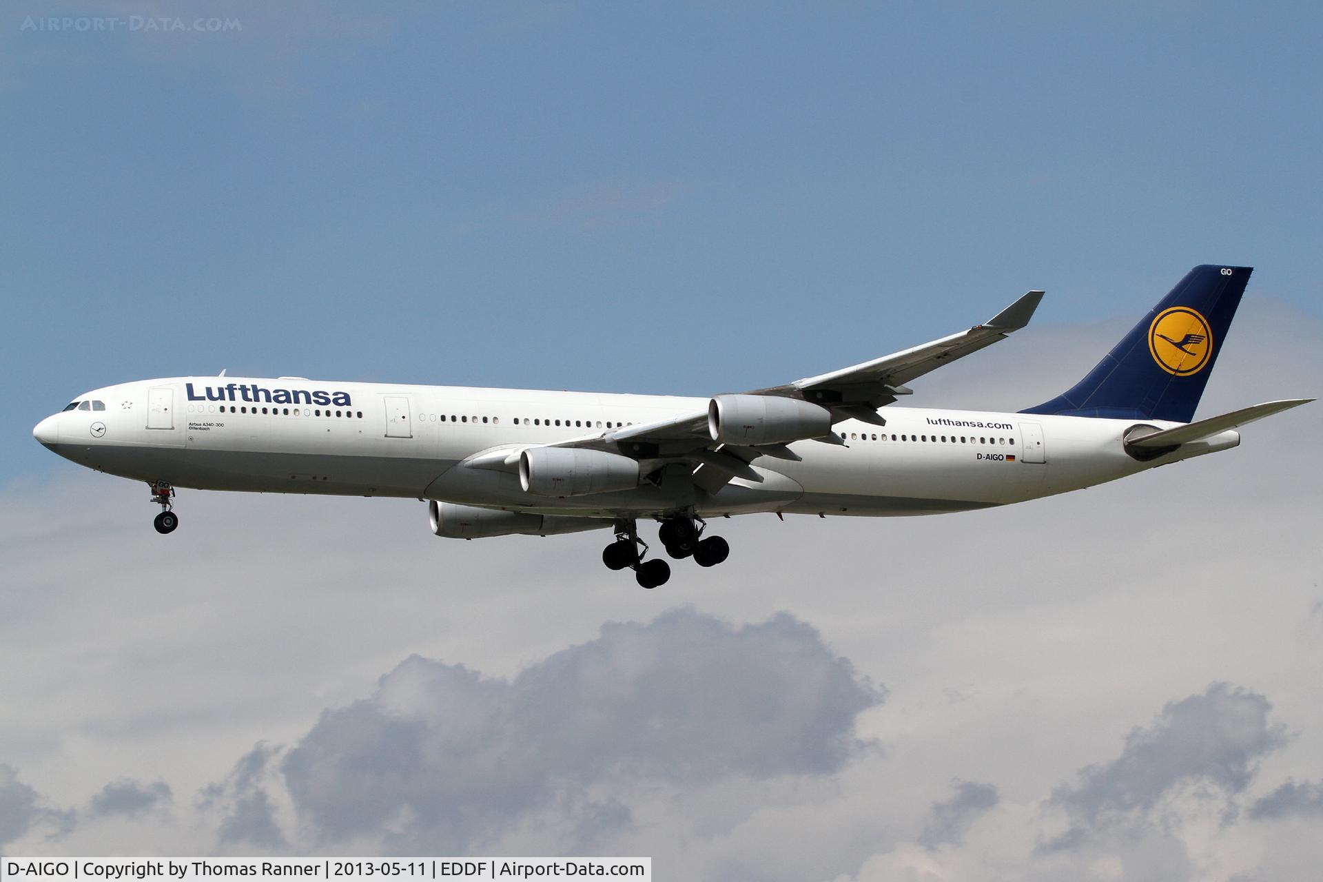 D-AIGO, 1998 Airbus A340-313X C/N 233, Lufthansa Airbus A340