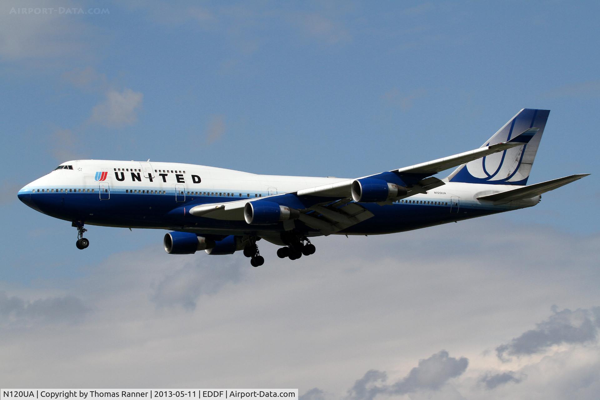 N120UA, 1999 Boeing 747-422 C/N 29166, United Boeing 747