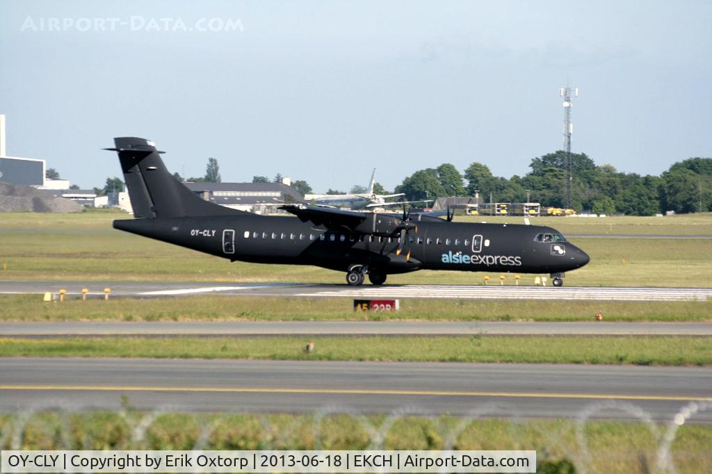 OY-CLY, 2008 ATR 72-212A C/N 799, Alise Express first day of operation.