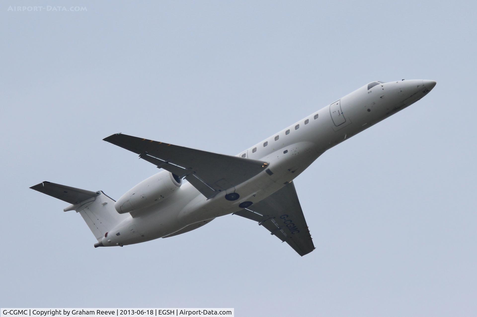 G-CGMC, 1999 Embraer ERJ-135ER (EMB-135ER) C/N 145198, Just taken off.