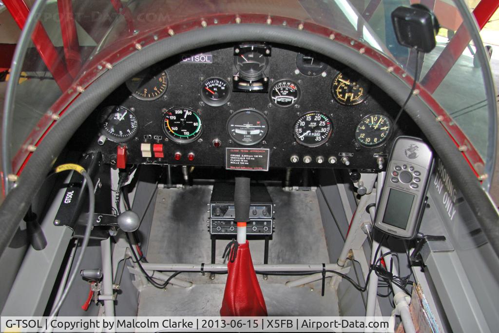 G-TSOL, 1991 EAA Acro Sport I C/N PFA 072-11391, EAA Acro Sport 1 at Fishburn Airfield. June 15th 2013.