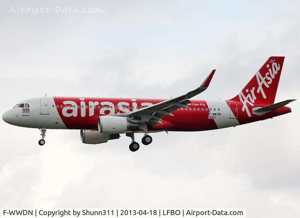 F-WWDN, 2013 Airbus A320-216 C/N 5593, C/n 5593 - To be HS-BBD
