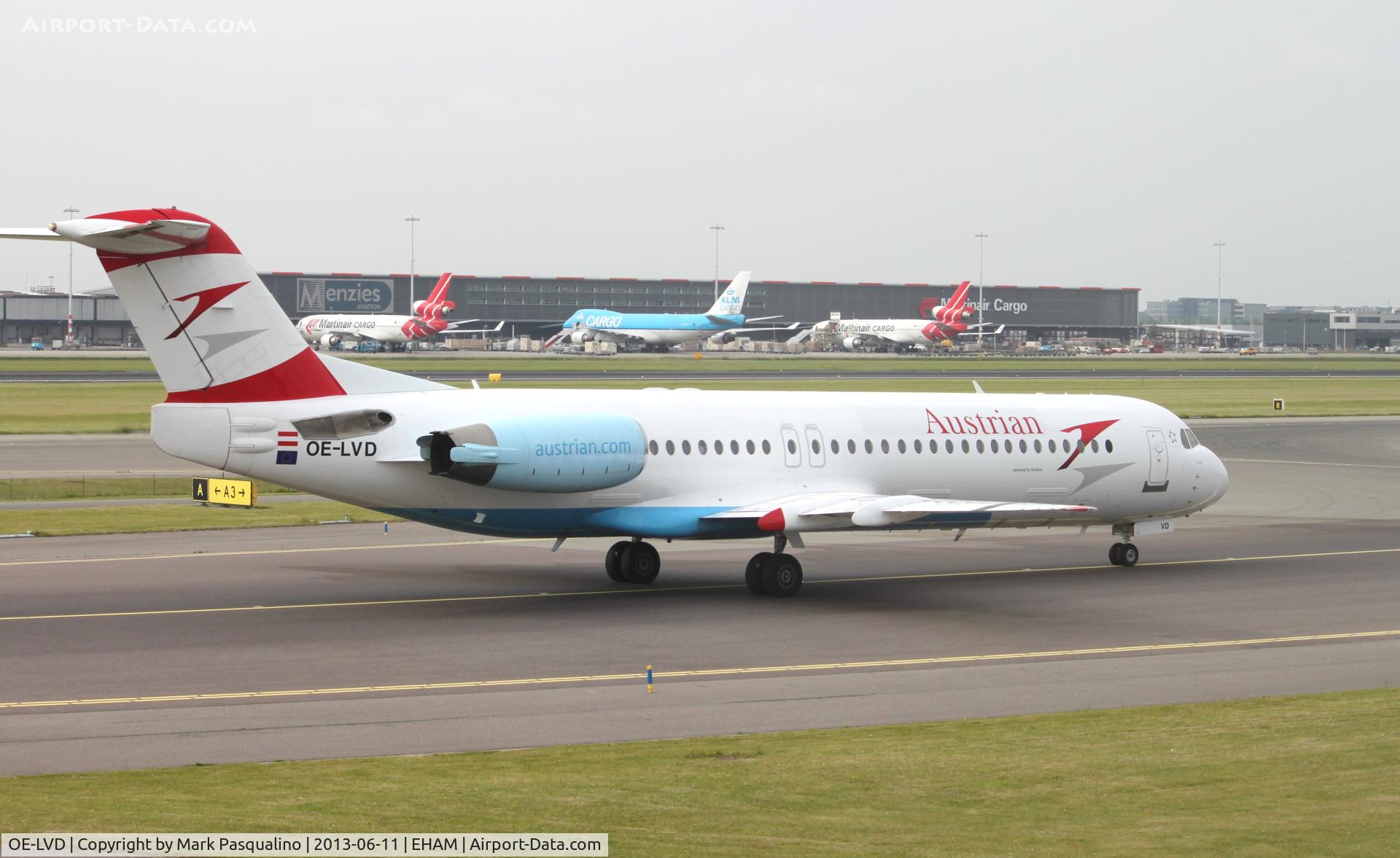 OE-LVD, 1994 Fokker 100 (F-28-0100) C/N 11515, Fokker 100