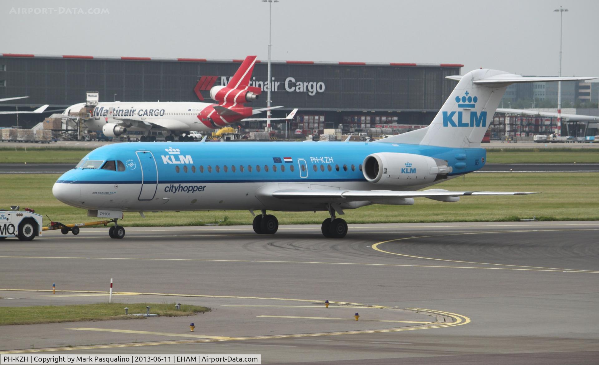 PH-KZH, 1997 Fokker 70 (F-28-0070) C/N 11583, Fokker 70