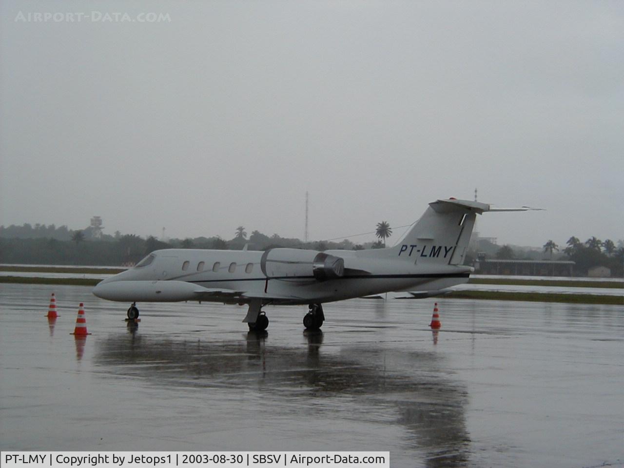 PT-LMY, 1987 Learjet 35A C/N 35A-627, On ground Salvador, Brazil