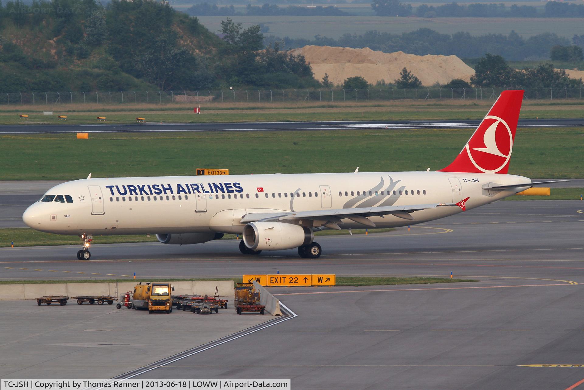 TC-JSH, 2013 Airbus A321-231 C/N 5546, Turkish Airlines Airbus A321