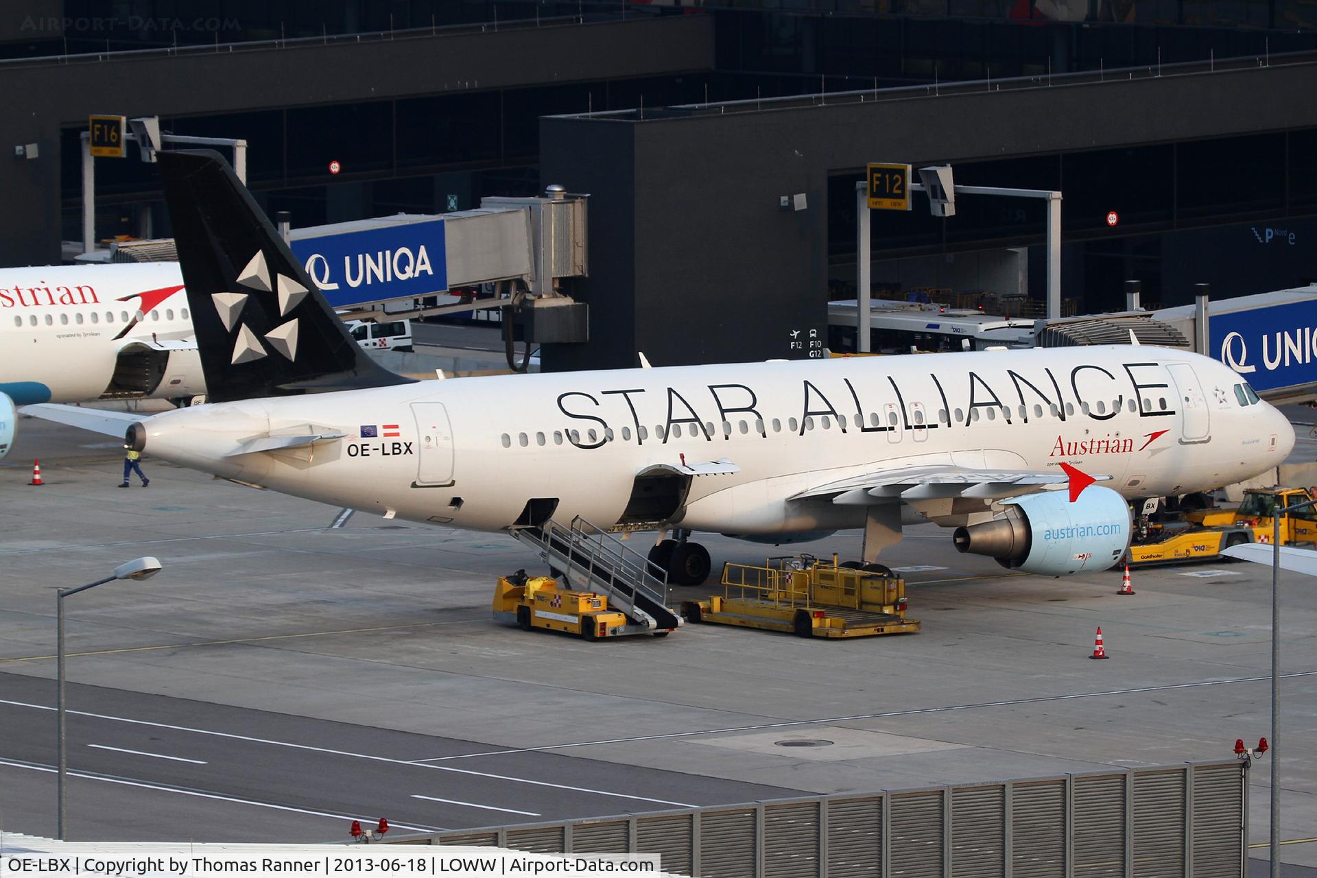 OE-LBX, 2002 Airbus A320-214 C/N 1735, Austrian Airbus A320