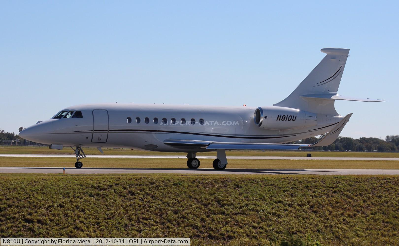 N810U, 2007 Dassault Falcon 2000EX C/N 126, Falcon 2000EX leaving NBAA