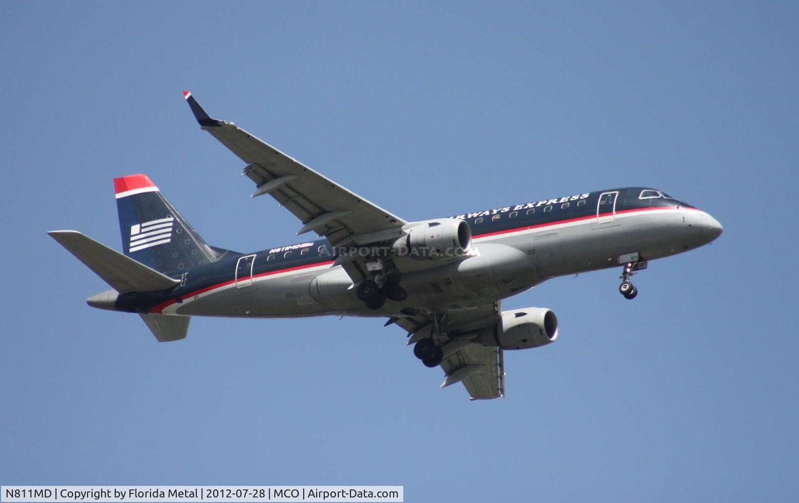 N811MD, 2004 Embraer 170SU (ERJ-170-100SU) C/N 17000028, US Airways ERJ-170