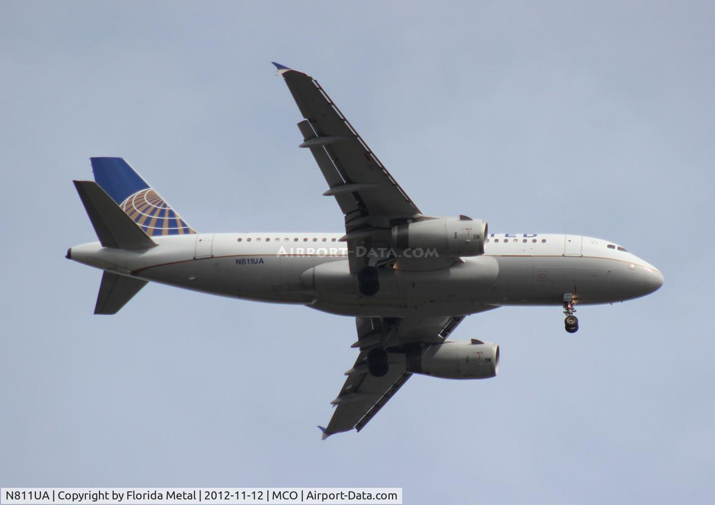 N811UA, 1998 Airbus A319-131 C/N 847, United A319