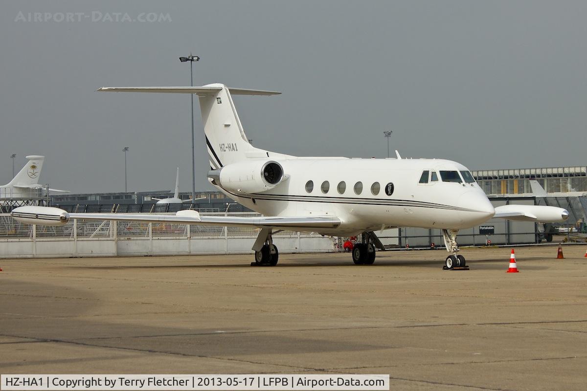 HZ-HA1, 1977 Grumman G-1159 Gulfstream II-TT C/N 216, 1977 Gulfstream Aerospace G1159, c/n: 216 at Le Bourget