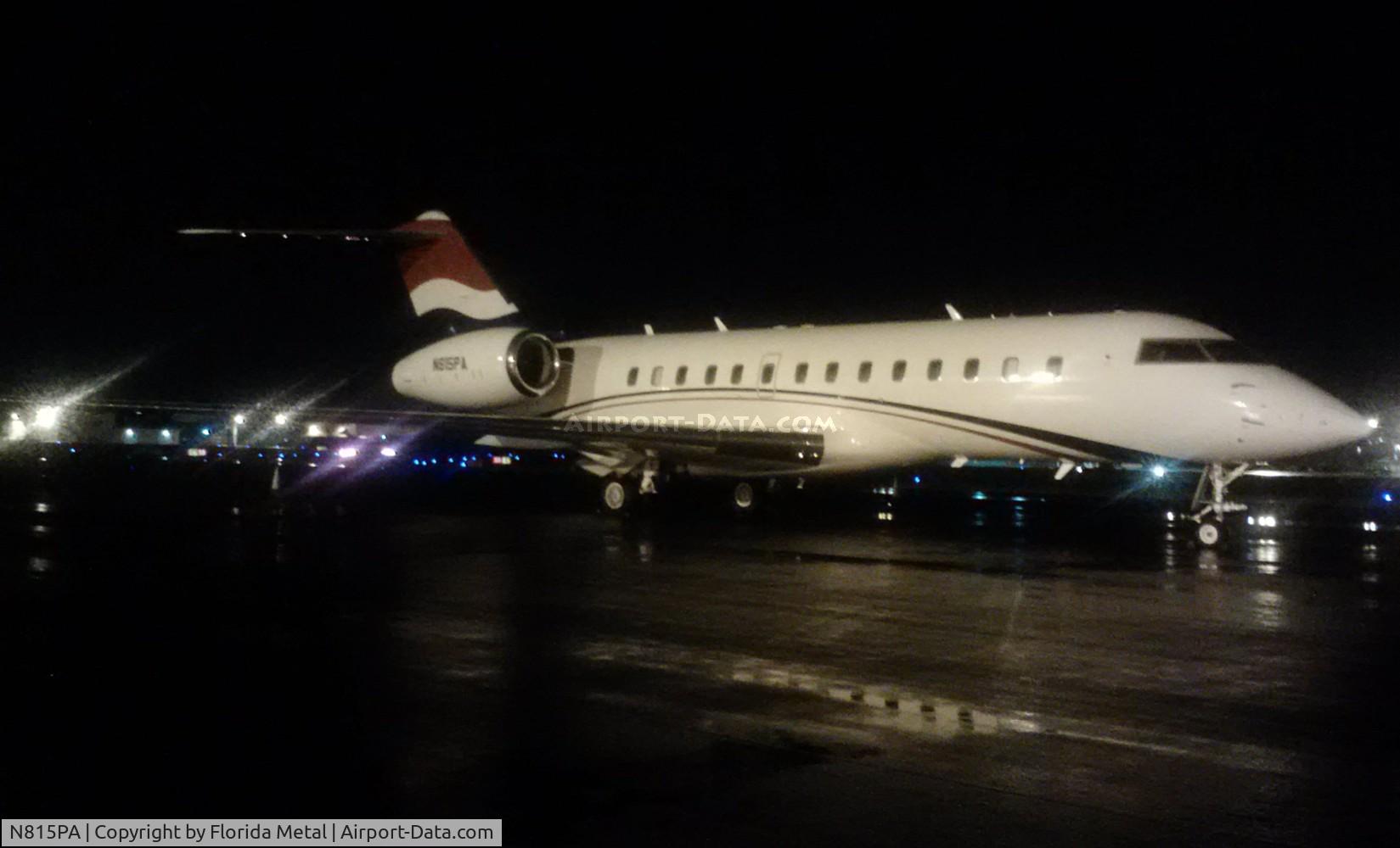 N815PA, 2008 Bombardier BD-700-1A11 Global 5000 C/N 9305, Did not have camera, used camera phone and got a poor shot but this was a plane I wanted Pepsi's Global 5000