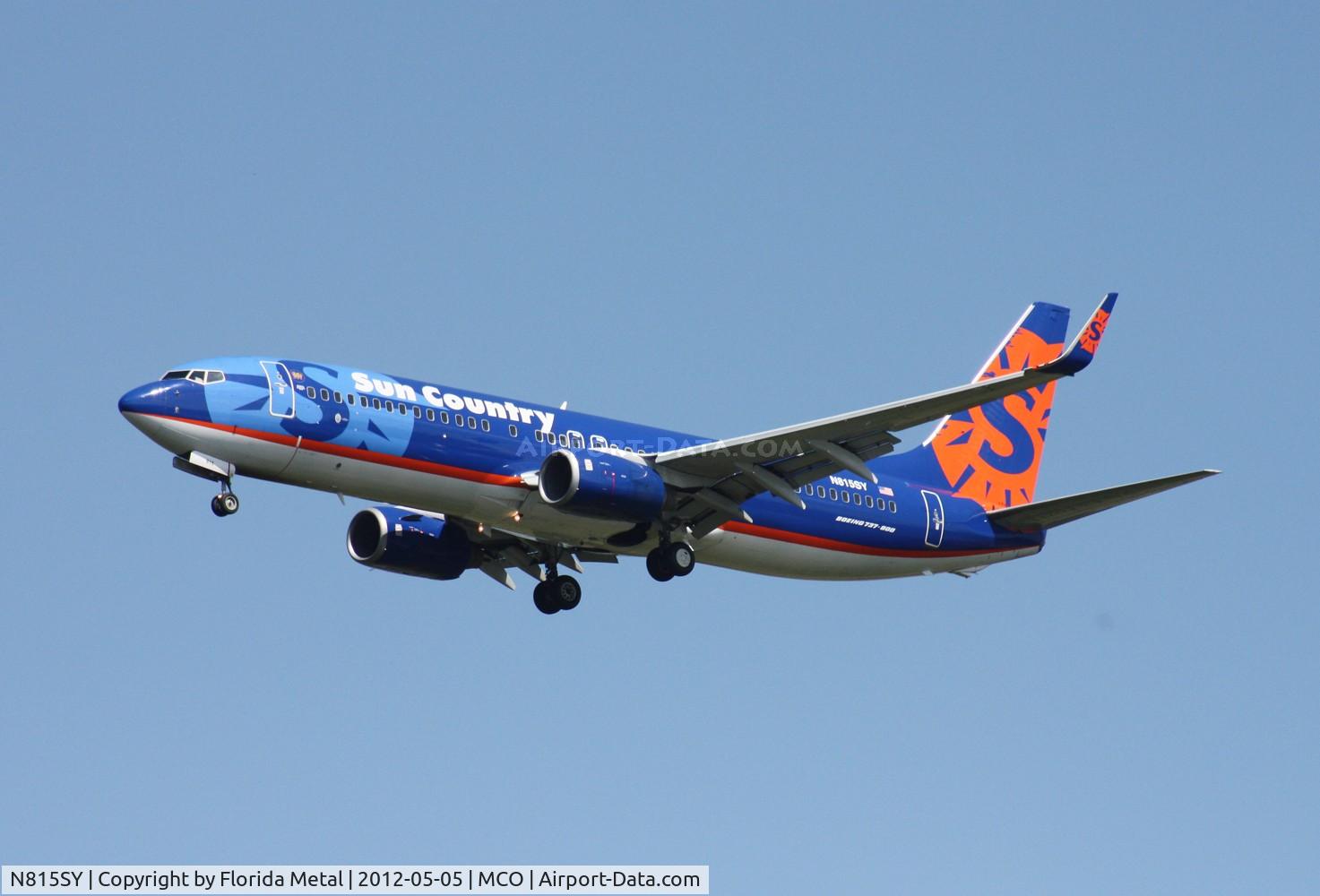 N815SY, 2002 Boeing 737-8BK C/N 30623, Sun Country 737-800