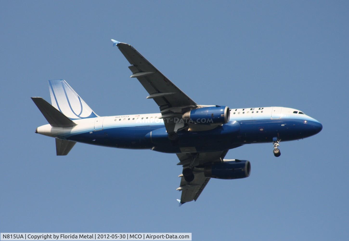 N815UA, 1998 Airbus A319-131 C/N 867, United A319 old colors