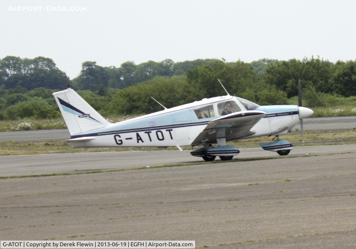 G-ATOT, 1966 Piper PA-28-180 Cherokee C C/N 28-3061, Visiting Piper Cherokee out of Jersey.