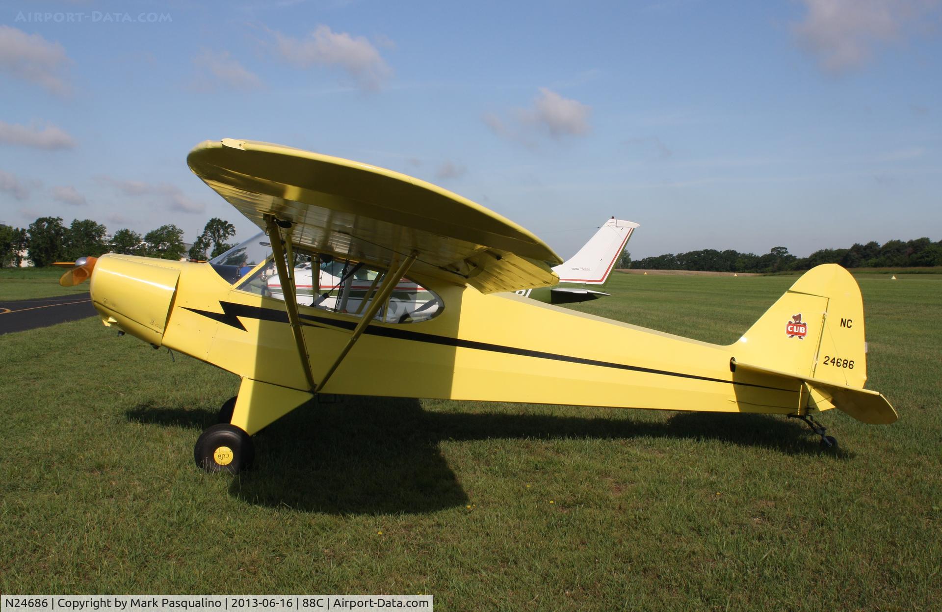 N24686, 1939 Piper J3C-65 Cub Cub C/N 3352, Piper J3C-65