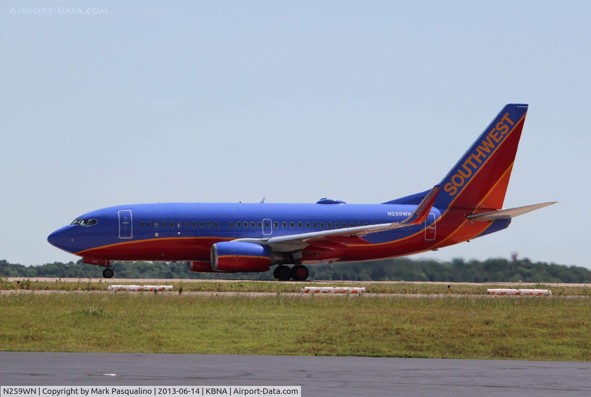 N259WN, 2006 Boeing 737-7H4 C/N 35554, Boeing 737-700