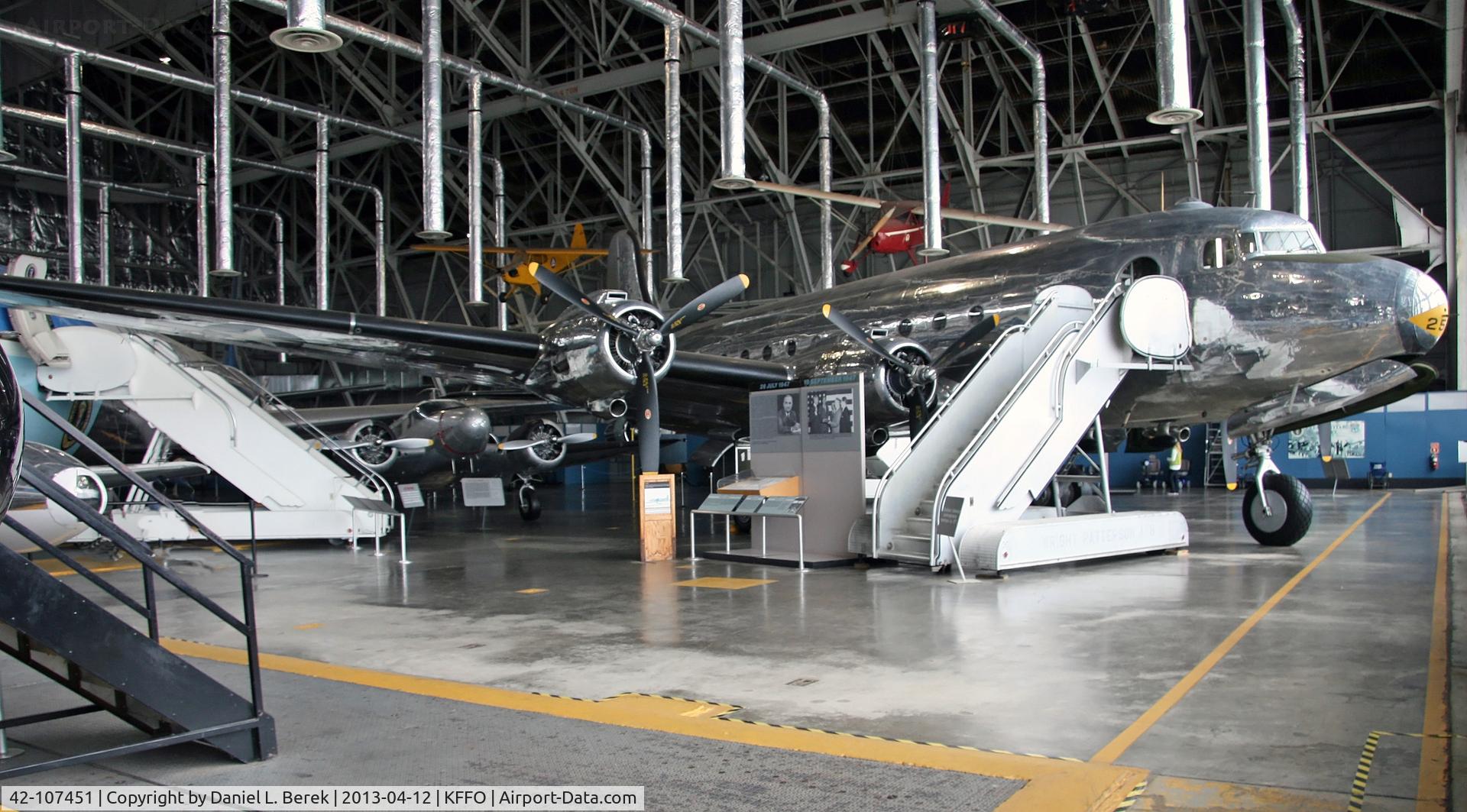42-107451, 1942 Douglas VC-54C-5-DO Skymaster C/N 7470, This was the first purpose-built presidential transport, used by FDR and Truman.
