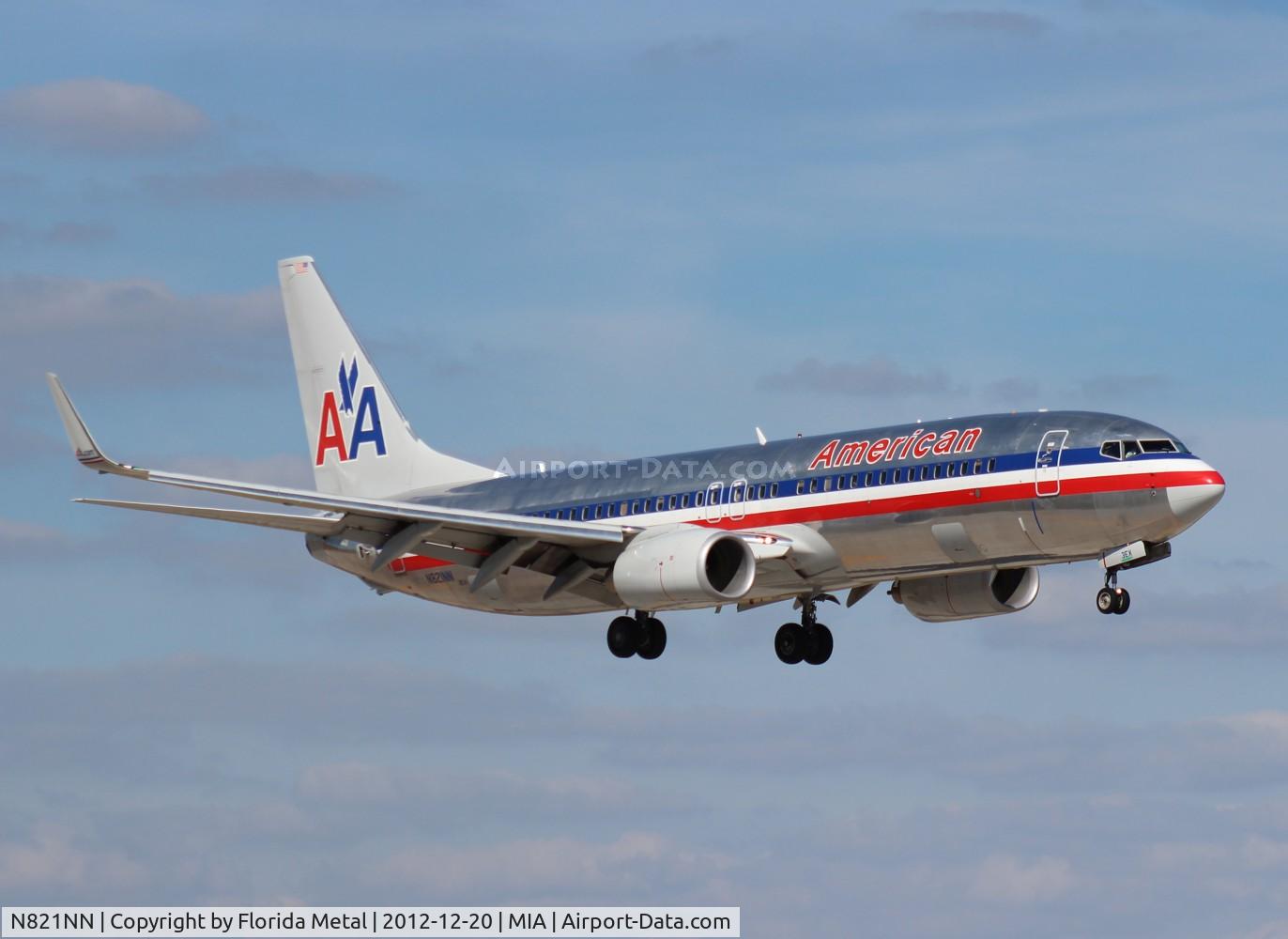 N821NN, 2009 Boeing 737-823 C/N 30912, American 737