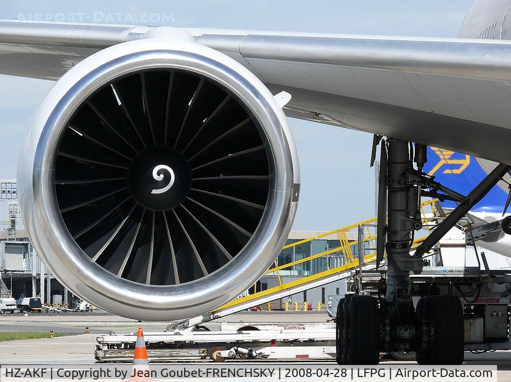 HZ-AKF, 1998 Boeing 777-268/ER C/N 28349, engine GE90-90B