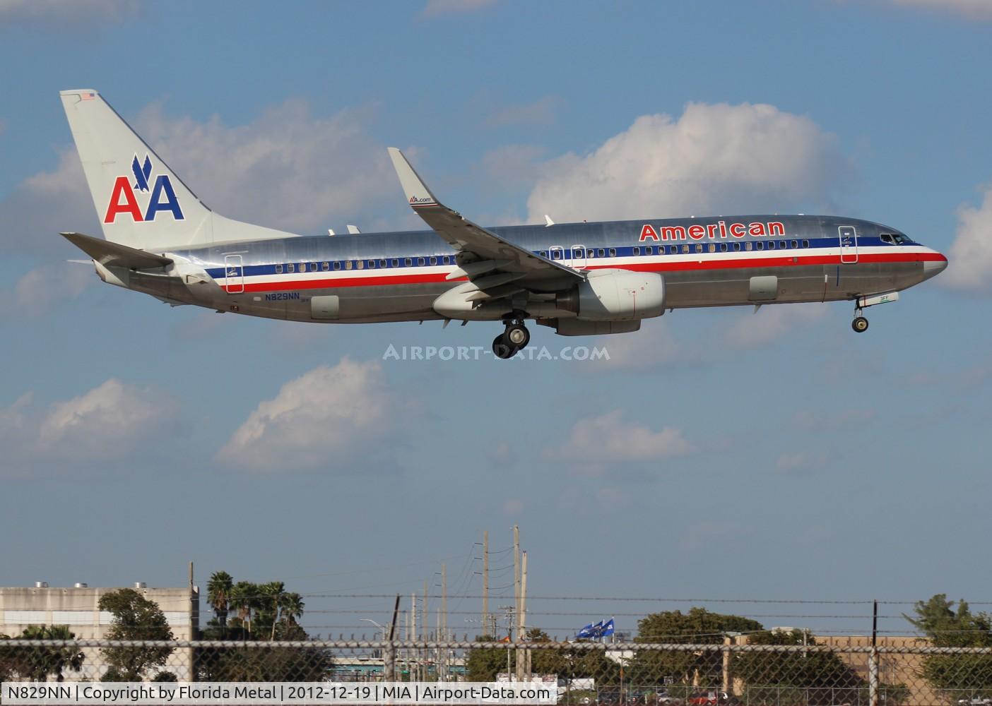 N829NN, 2010 Boeing 737-823 C/N 33210, American 737-800
