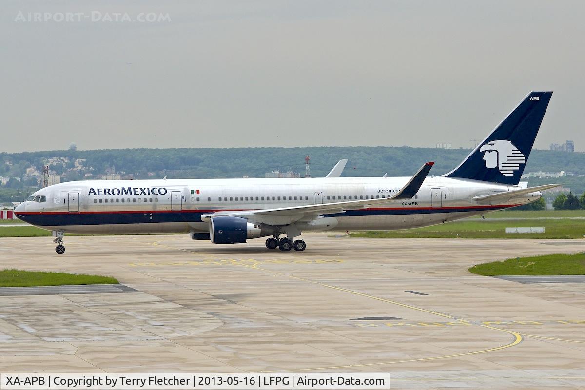 XA-APB, 1998 Boeing 767-3Q8/ER C/N 27618, AeroMexico 1998 Boeing 767-3Q8ER, c/n: 27618