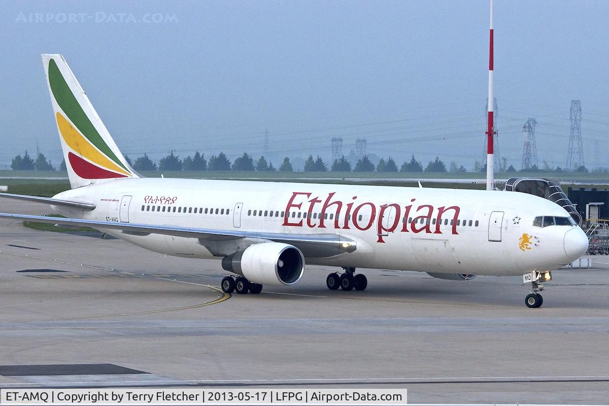 ET-AMQ, 1995 Boeing 767-33A/ER C/N 27909, Ethiopian 1995 Boeing 767-33A/ER, c/n: 27909/591