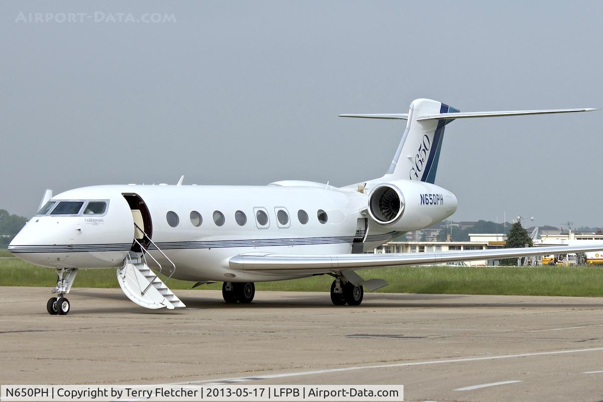 N650PH, 2011 Gulfstream Aerospace G650 (G-VI) C/N 6013, Gulfstream Aerospace G650, c/n: 6013 at Paris Le Bourget