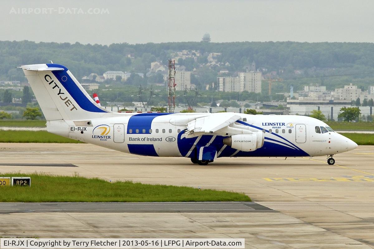 EI-RJX, 2000 BAe Systems Avro 146-RJ85A C/N E.2372, Cityjet's 2000 British Aerospace Avro 146-RJ85A, c/n: E2372