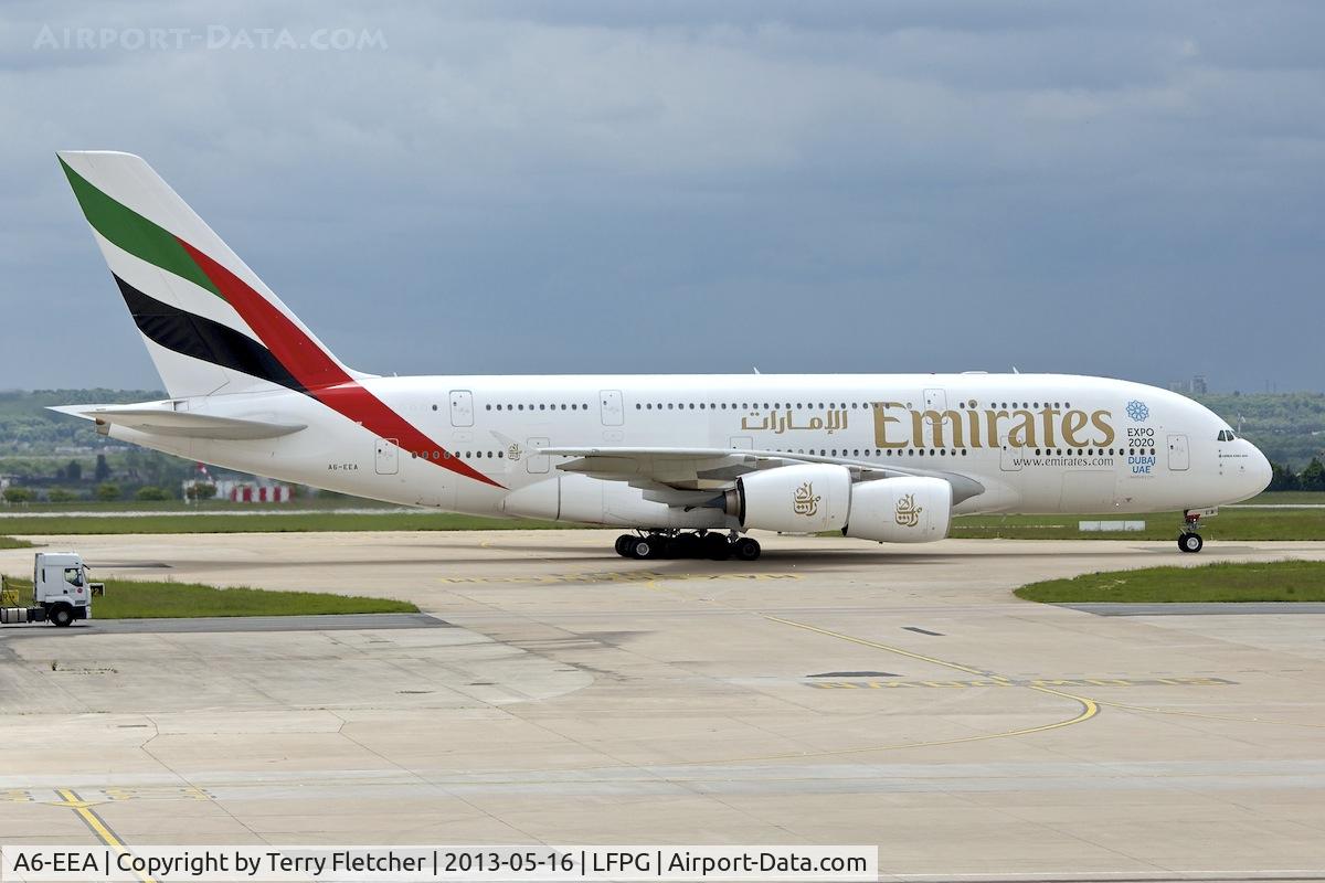 A6-EEA, 2012 Airbus A380-861 C/N 108, Emirates 2012 Airbus A380-861, c/n: 108