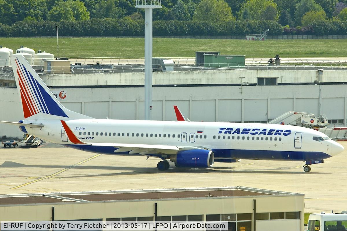 EI-RUF, 2000 Boeing 737-85P C/N 28536, Transaero's 2000 Boeing 737-85P, c/n: 28536 at Paris Orly