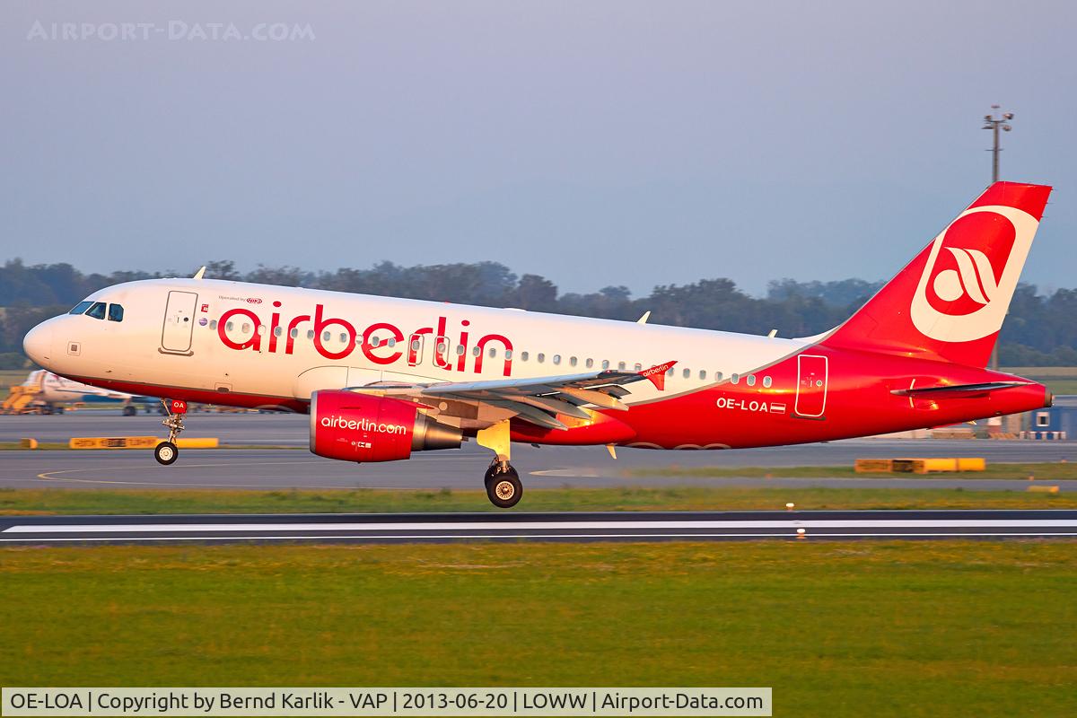 OE-LOA, 2008 Airbus A319-112 C/N 3661, Rwy 16