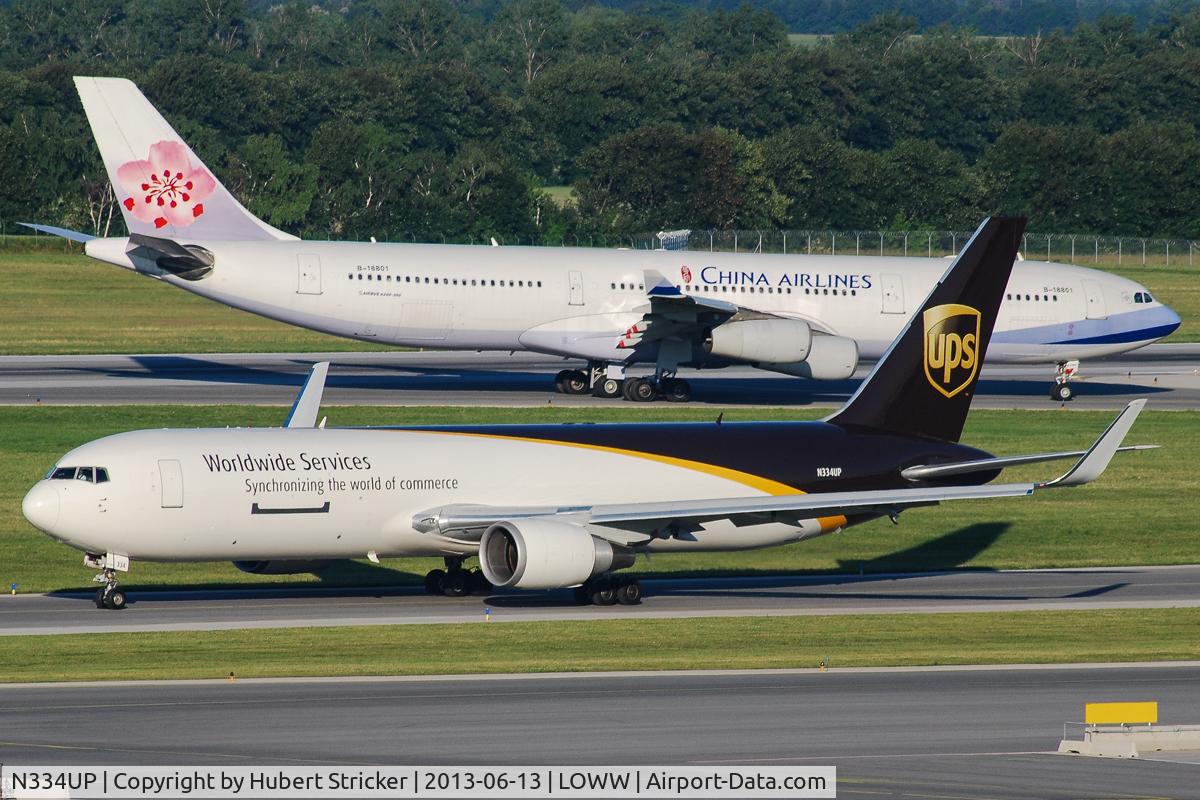 N334UP, 2001 Boeing 767-34AF C/N 32844, Vienna