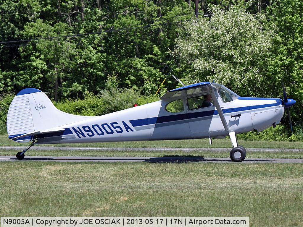 N9005A, 1949 Cessna 170A C/N 18894, At Cross Keys