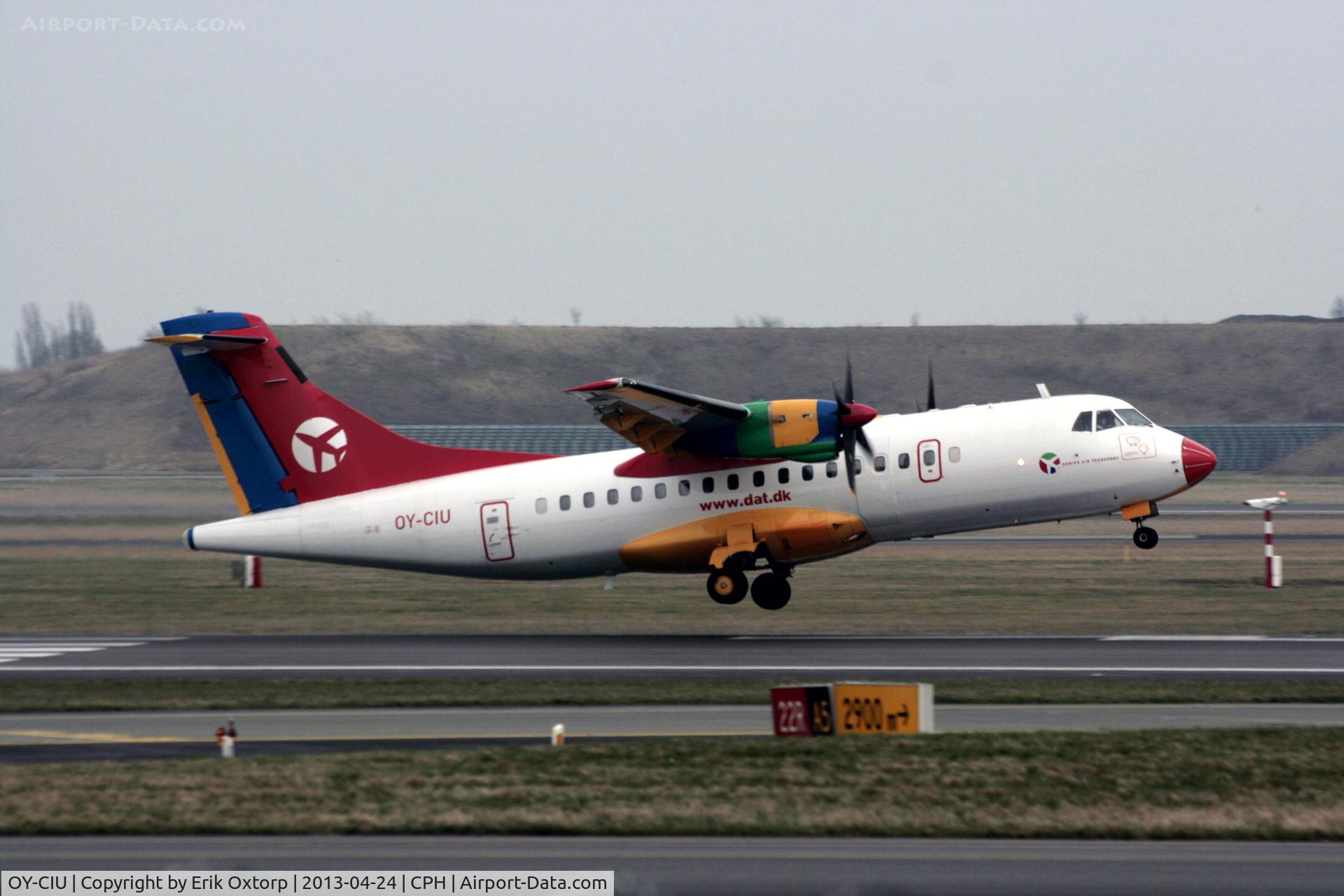 OY-CIU, 1988 ATR 42-312 C/N 112, OY-CIU in CPH