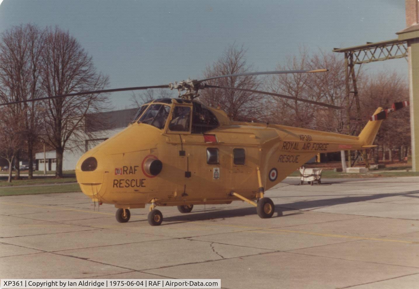 XP361, 1962 Westland Whirlwind HAR.10 C/N WA377, Taken at RAF Thorney Island. I believe this is a 22 Squadron aircraft at Thorney for servicing.