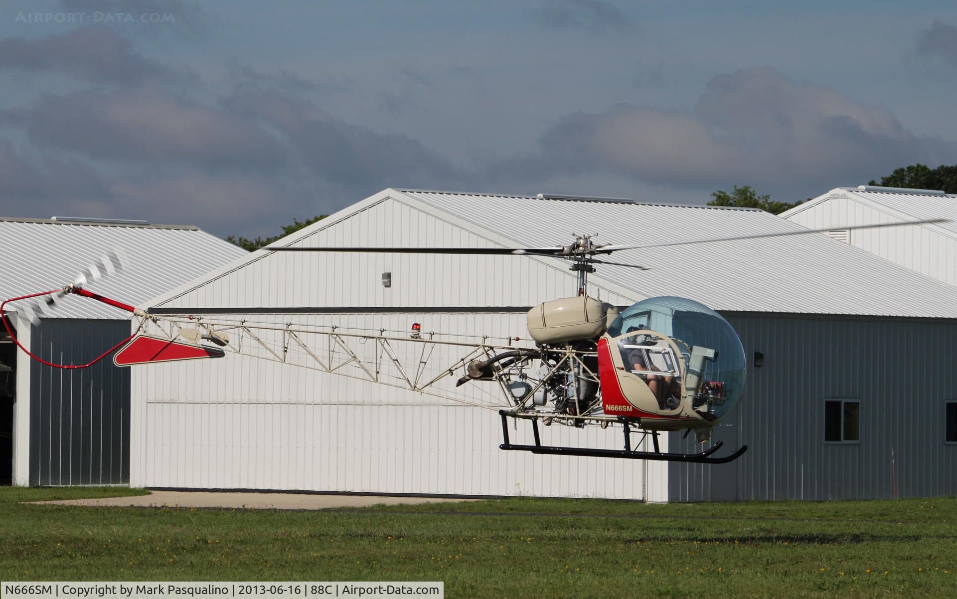 N666SM, Bell 47G-3B-1 Sioux C/N 3533, Bell 47G-3B-1